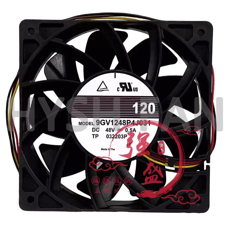 

9GV1248P4J031 New 48V 0.5A 12025 Server Cooling Fan