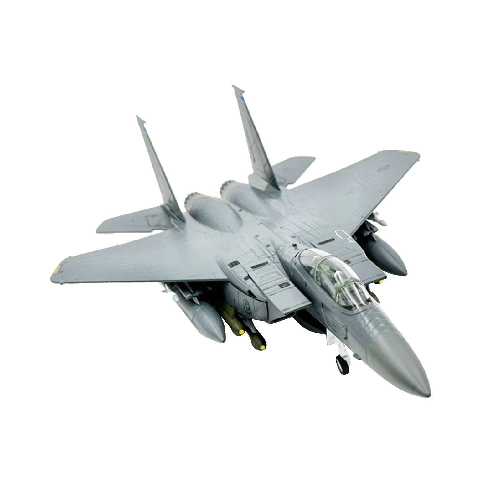 1/100 Scale Diecast Model F15E Fighter Diecast Model High Detailed Airplane Aircraft Display  for Bedroom Shelf Home TV Cabinet