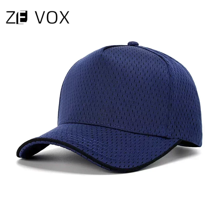 Big Head XXL Size Quick Dry Baseball Cap Running Hats   Plain Mesh Breathable sports Hats for Men and Women Breathable Golf Hat