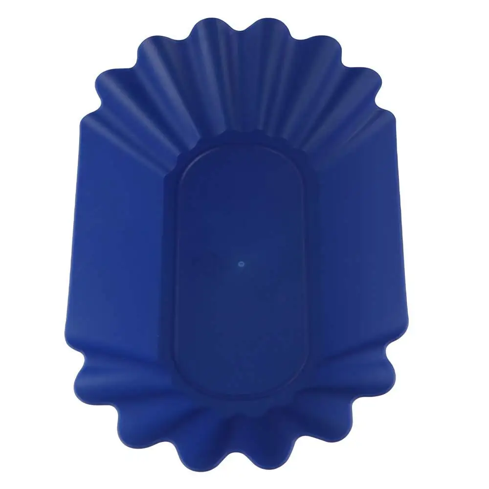 Plastic Coffee Bean Tray 22.3x13x3.5cm Oval Sample Display Tray Space Saving Reusable Snack Serving Tray Coffee Beans Display