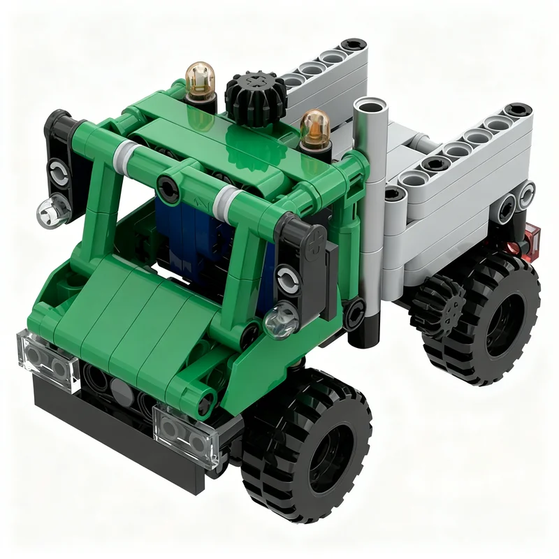 239pcs MOC Mini Technical Unimog Model Building Blocks Construction DIY Toy Idea Creative Education Christmas Gifts Brick Kids