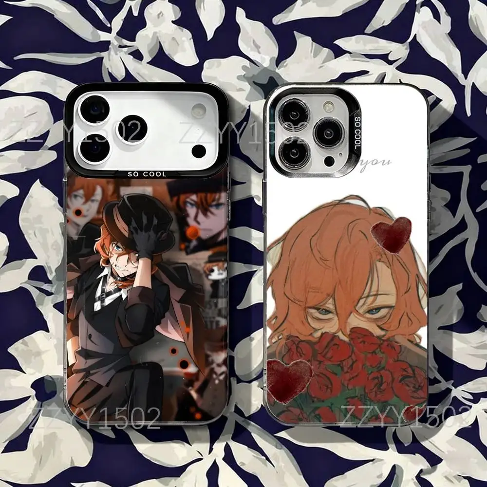 

B-Bungo Stray Dogs Chuuya Matte Finish,Fingerprint Proof Phone Case for iPhone 17,16,15,14,13,12,X,8,Pro,Max,Plus,SE4,Air,Mini