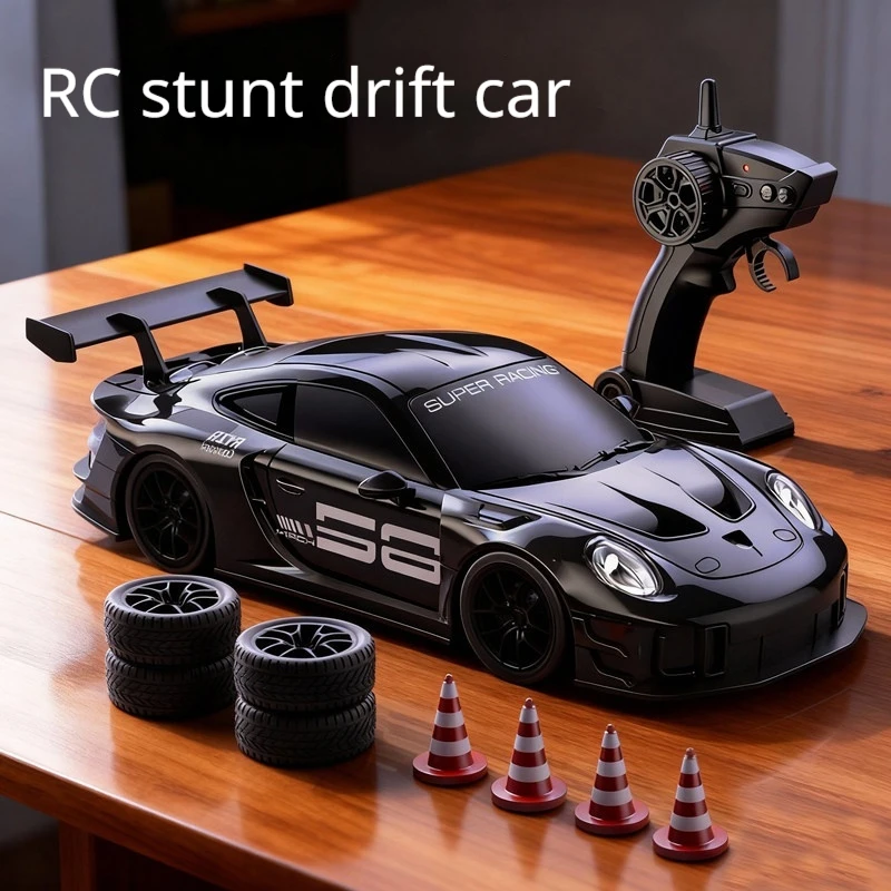 Rc Car 4wd High Speed Drift Racing Car With Led Light Remote Control Sport Vehicle For Adult Hobby
