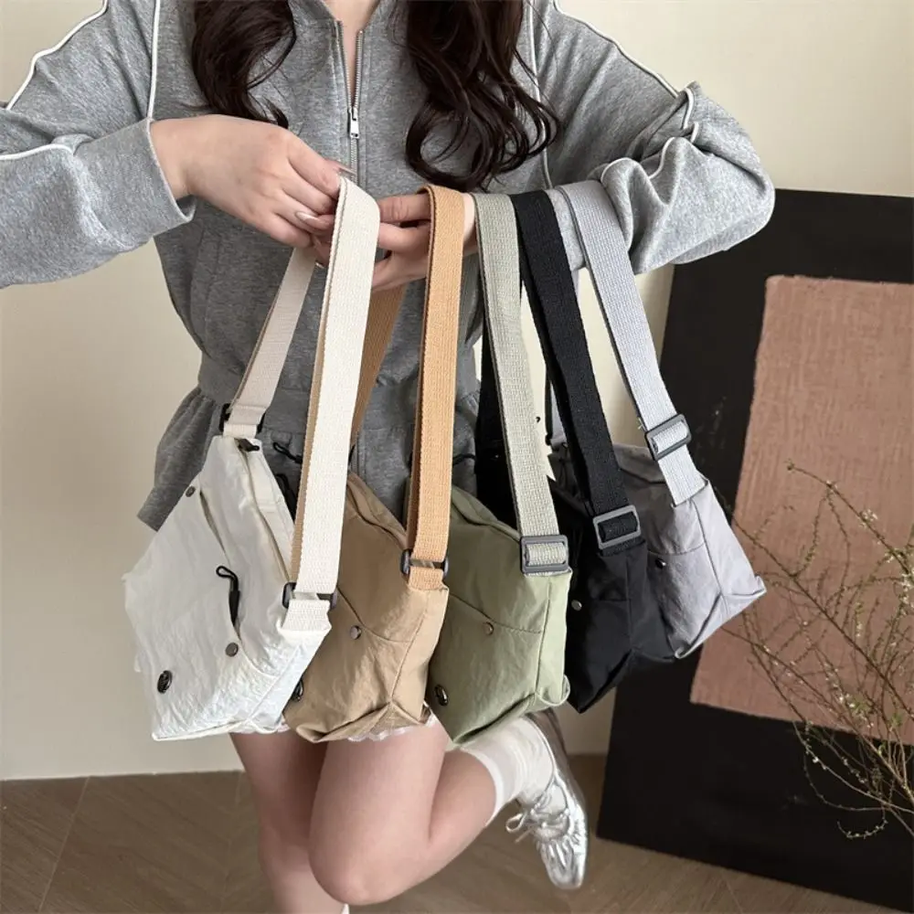 

Высококачественная быстросохнущая нейлоновая сумка через плечо в стиле Харадзюку, портативная мужская сумка-кроссбоди, сумка-тоут в корейском стиле, сумка для мобильного телефона, унисекс