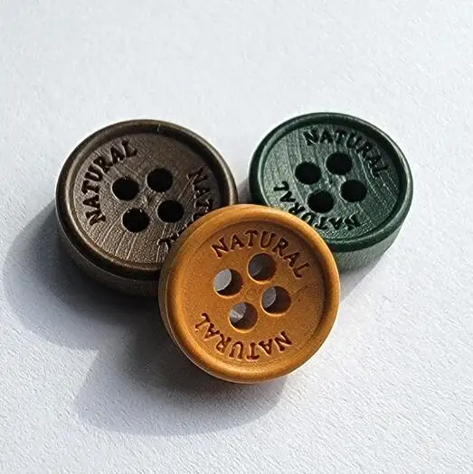 

20 шт./лот, размер: 11,5 мм/12,5 мм, деревянные пуговицы с натуральной гравировкой, круглые пуговицы, женская рубашка, кардиган, аксессуары ручной работы (SSA-3886)