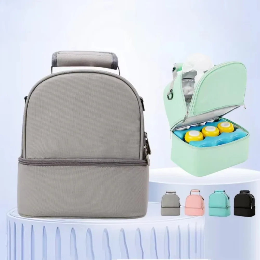 

Nylon Insulation Mommy Backpack Milk Preservation Large Capacity Baby Diaper Bag Waterproof Multifunctional Mommy Shoulder Bag