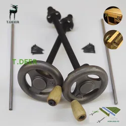 T.DEER Woodworking Clamp HDW-3020-YD Dual-Axis Parallel Clamp Hardware Kit Set