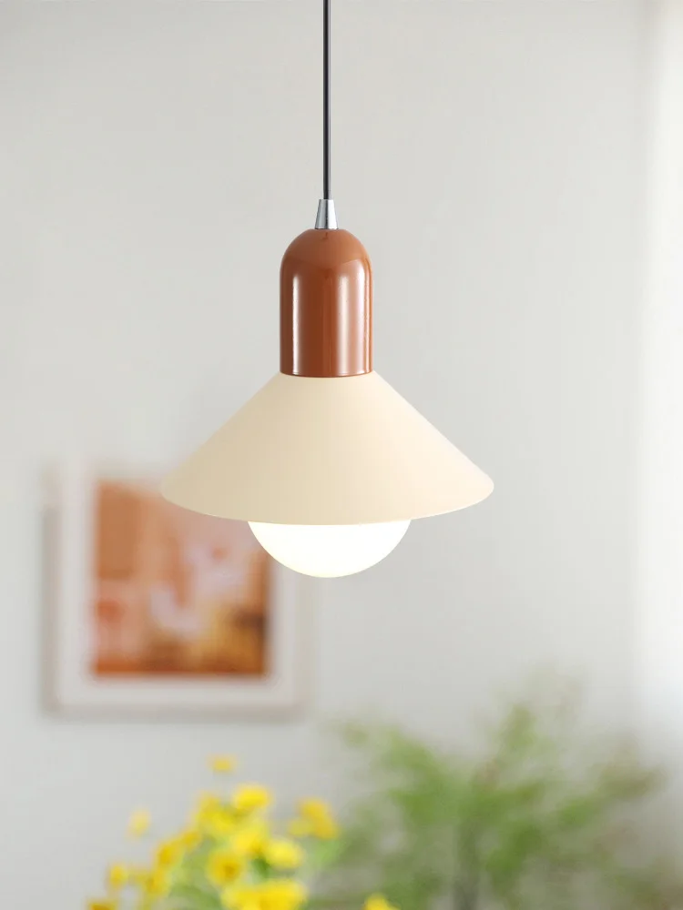 

Macaron Color Pendant Light Home Decoration Loft Bedroom Bedside Minimalist Living Room Lighting Fixtures LED Hanging Lamp