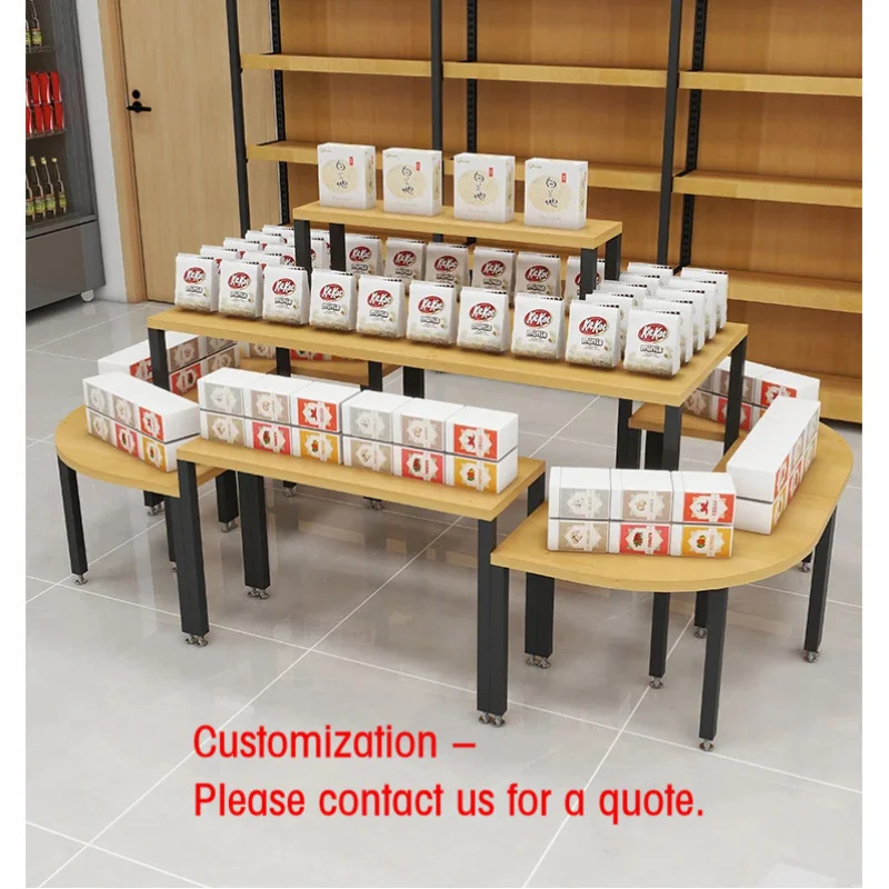 

custom.Durable Durable Supermarket Promotional Display Rack Shelf Table Flow Table & Stationery Boutique