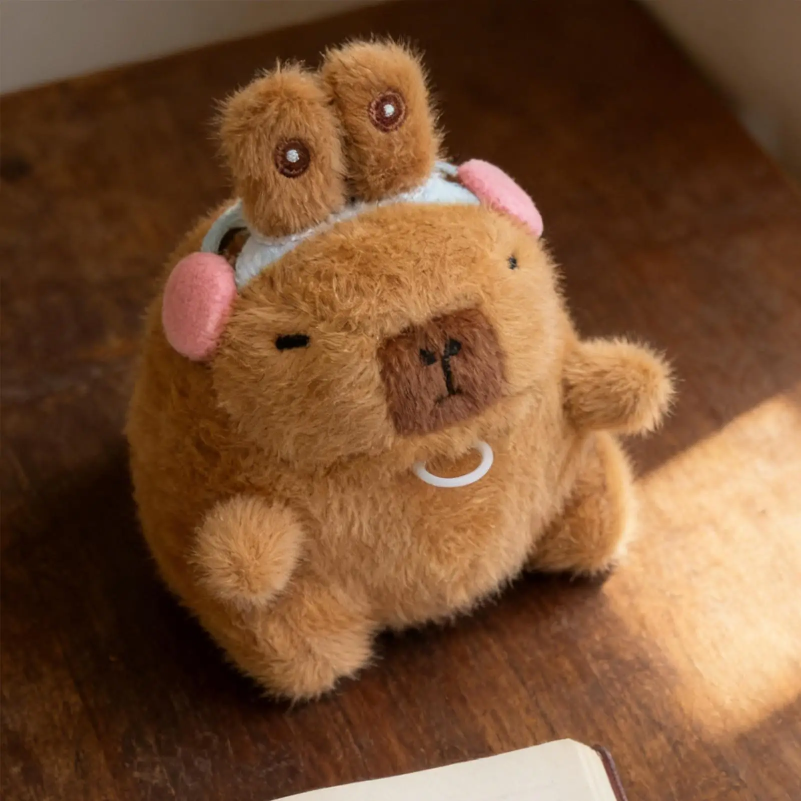 พวงกุญแจคาปิบาร่าน่ารัก พวงกุญแจคาปิบาร่านุ่มนิ่ม จี้ห้อยกระเป๋า สำหรับผู้ชาย ผู้หญิง เด็กชาย เด็กหญิง วัยรุ่น สามี