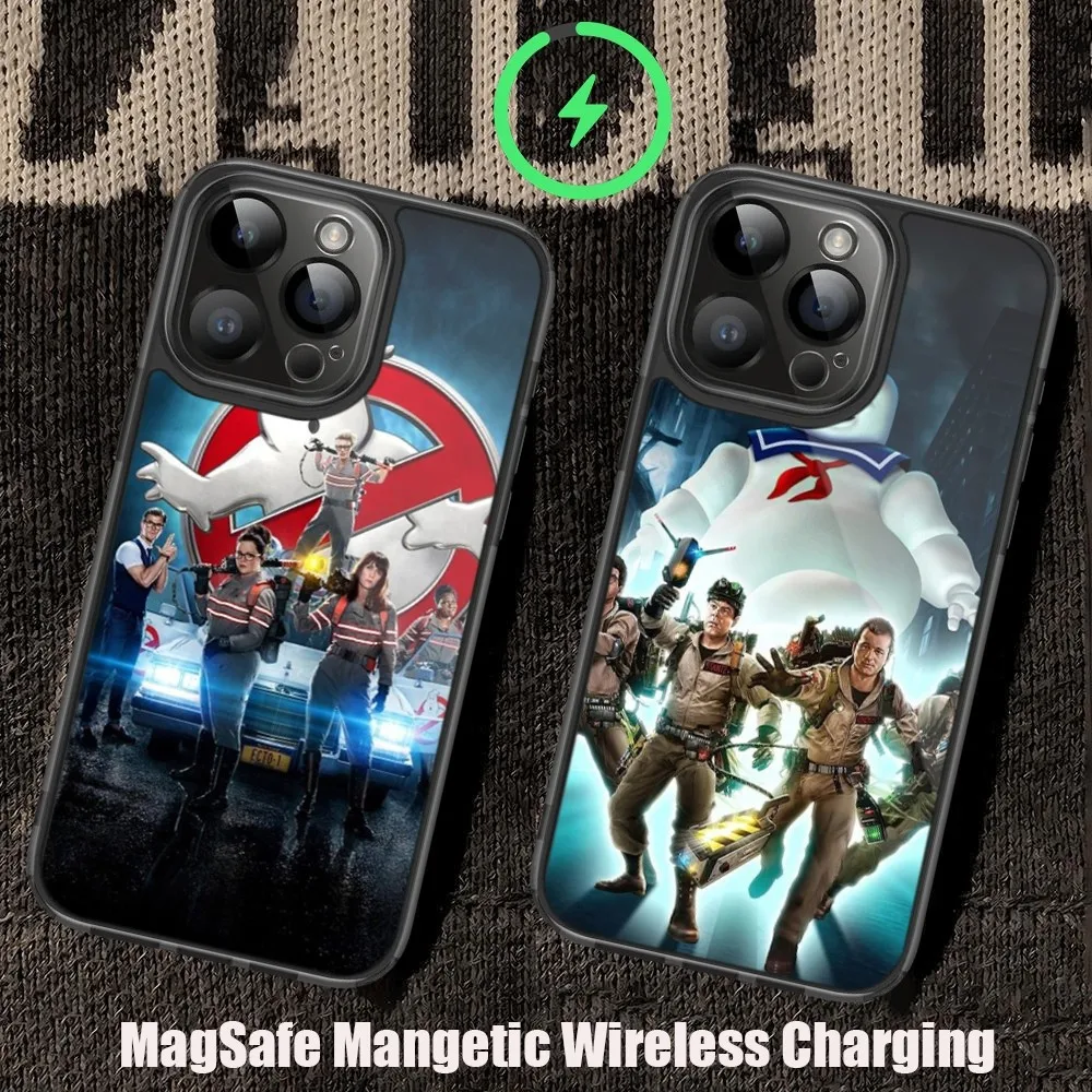 Movie E-Extreme G-Ghostbusters Phone Case For iPhone 11 12 13 14 15 Pro Max Plus Mini Magsafe Magnetic Wireless Charging Shell