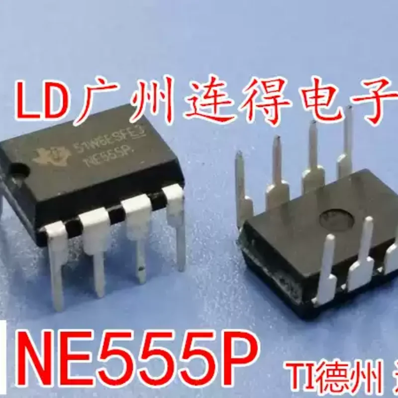 10-100pcs High-Precision Timer Programmable Oscillator NE555P NE555 Through-Hole DIP-8 TI Imported Original