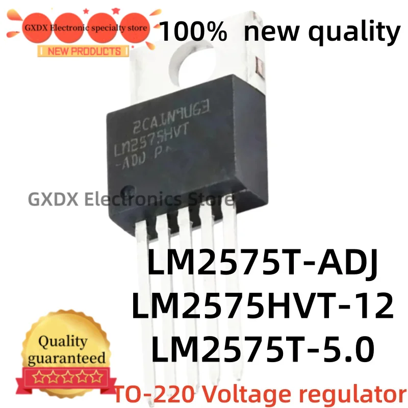10-20Uds 100% nuevo quality LM2575T-5.0 LM2575T-ADJ TO220 LM2575HVT-12 LM2575T LM2575 TO-220 Best quality In Stock