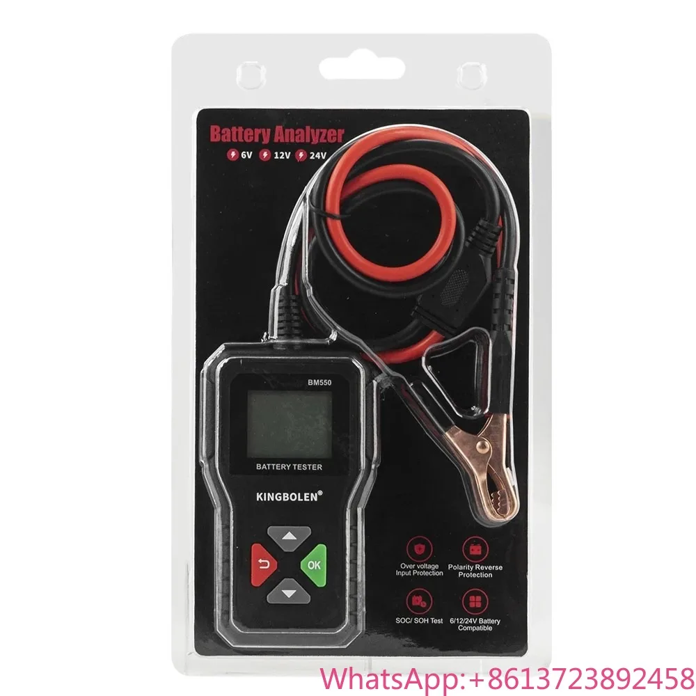 

Automotive Battery Testing Equipment 6V12V24V Multi-function Intelligent Digital Display Car Fault Detector