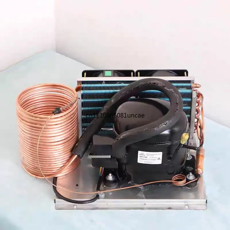 Cooling Capacity 52W-R600a 220V Small Chiller Unit 220V Refrigeration Cycle Water Micro Refrigeration Compressor