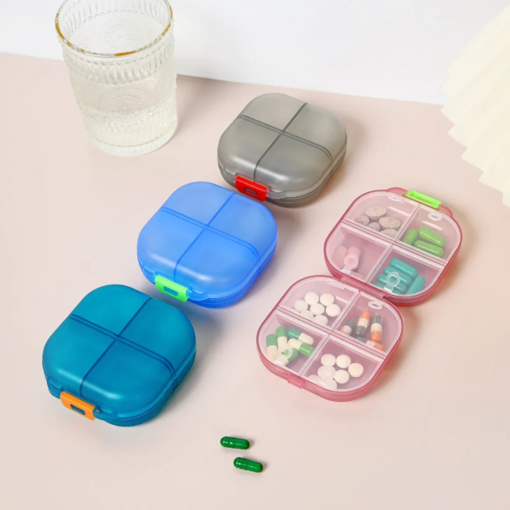 New Hot Premuim Weekly 8 Grids Mini Travel Portable Pill Cases Box Container Organizer Storage for Medicine Vitamin Fish Oils