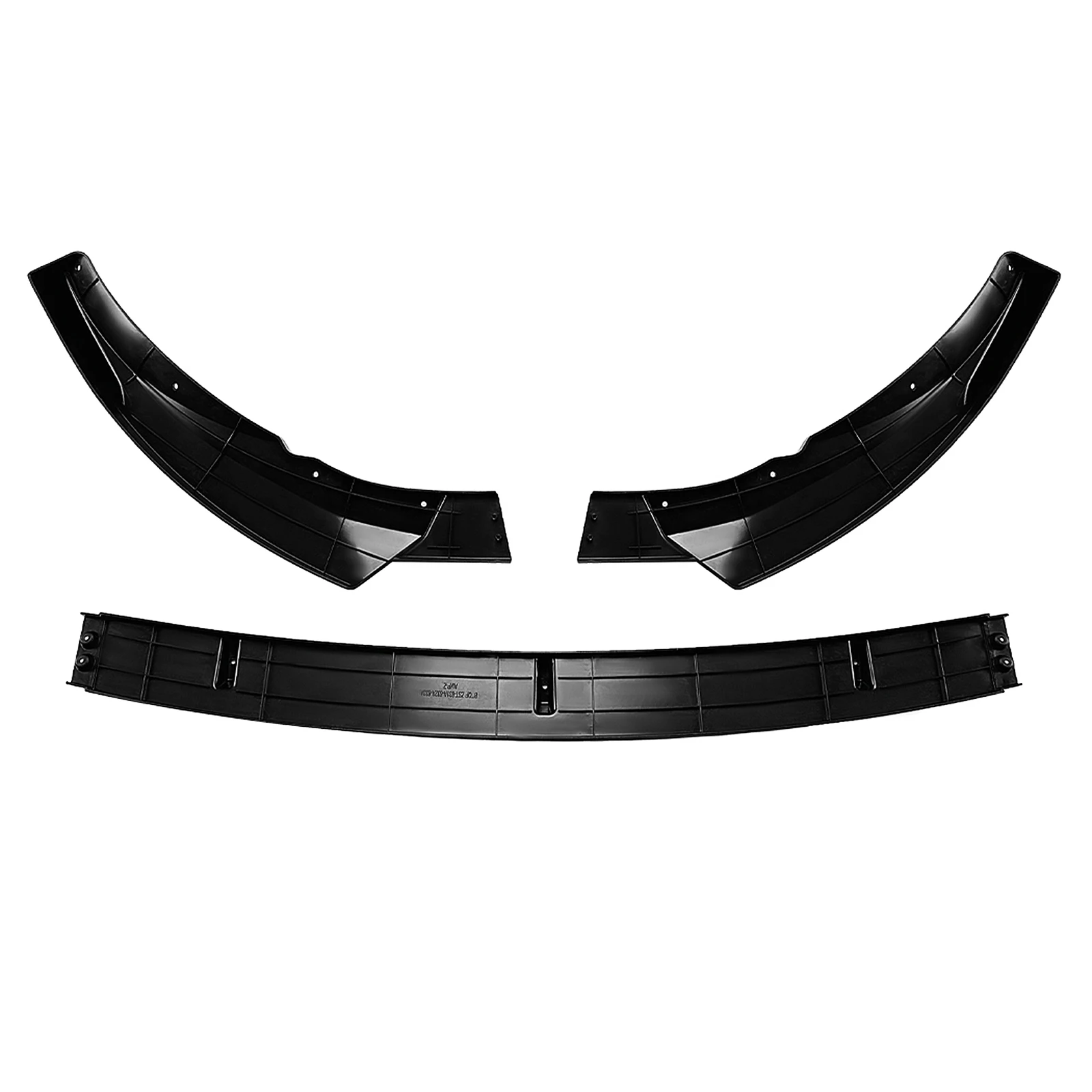 Car Front Bumper Spoiler Blade Lip Splitter Plate For Mercedes Benz C Class W205 C205 S205 AMG Sport 2019 2020 2021