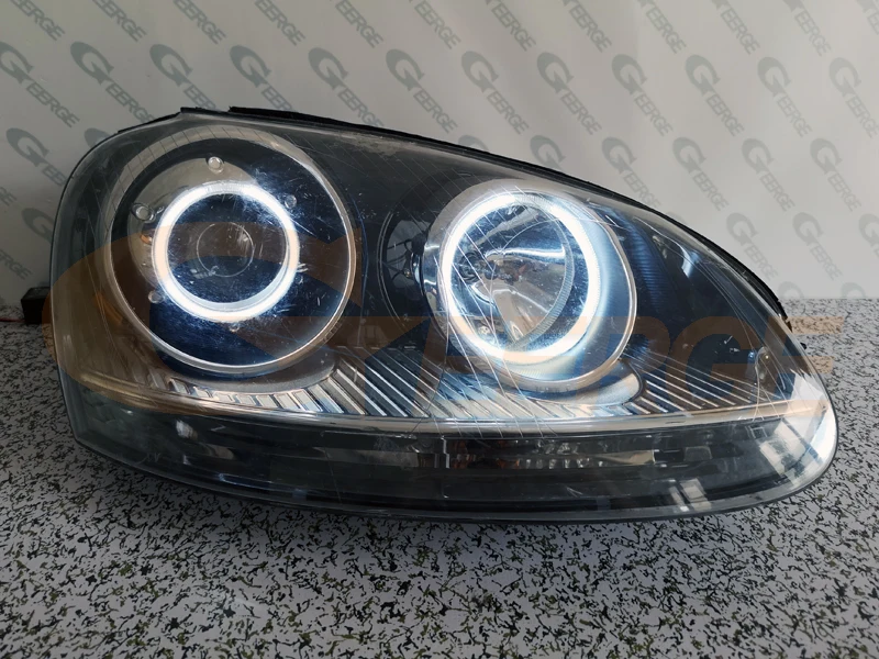 Doskonały ultra jasny zestaw pierścieni CCFL Angel Eyes Halo do VOLKSWAGEN VW Golf 5 V Mk5 2004 2005 2006 2007 2008 2009 — zdjęcie 7