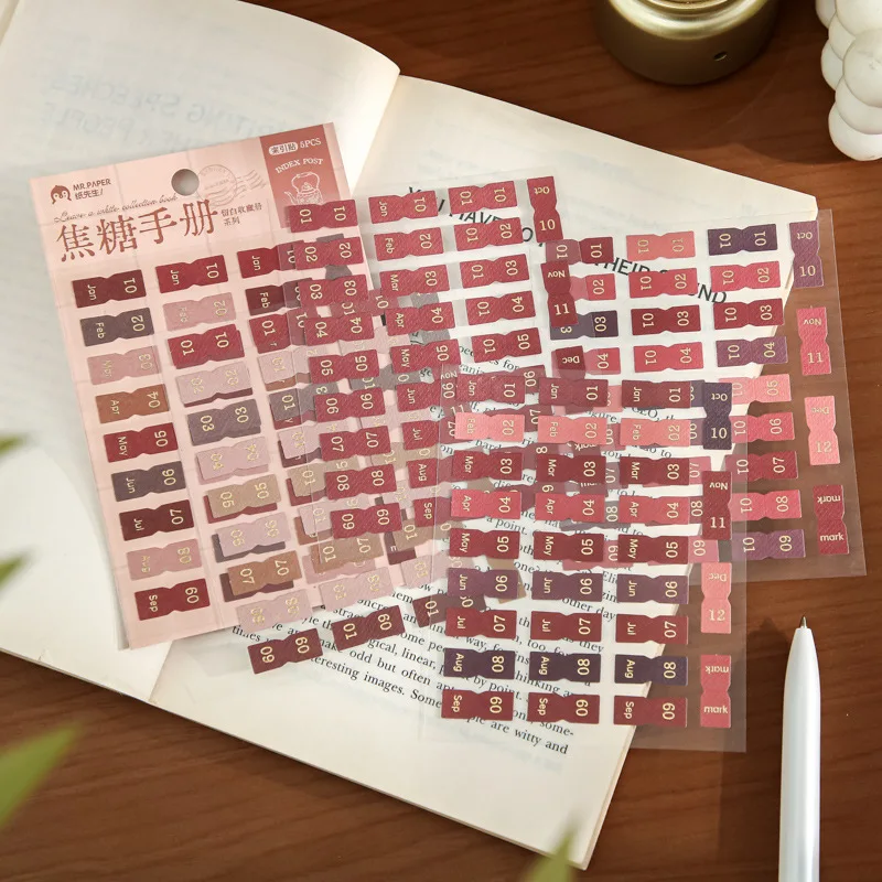 5Pcs Kraft Paper Cat Label Stickers, Shibuya Cat Street Series, Cute Cat Pattern Tags for Handmade Craft
