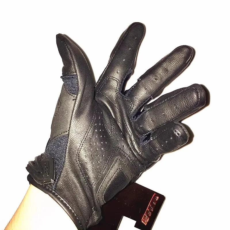 Original order American motorcycle gloves retro leather anti-drop hard shell protective off-road racing gloves men