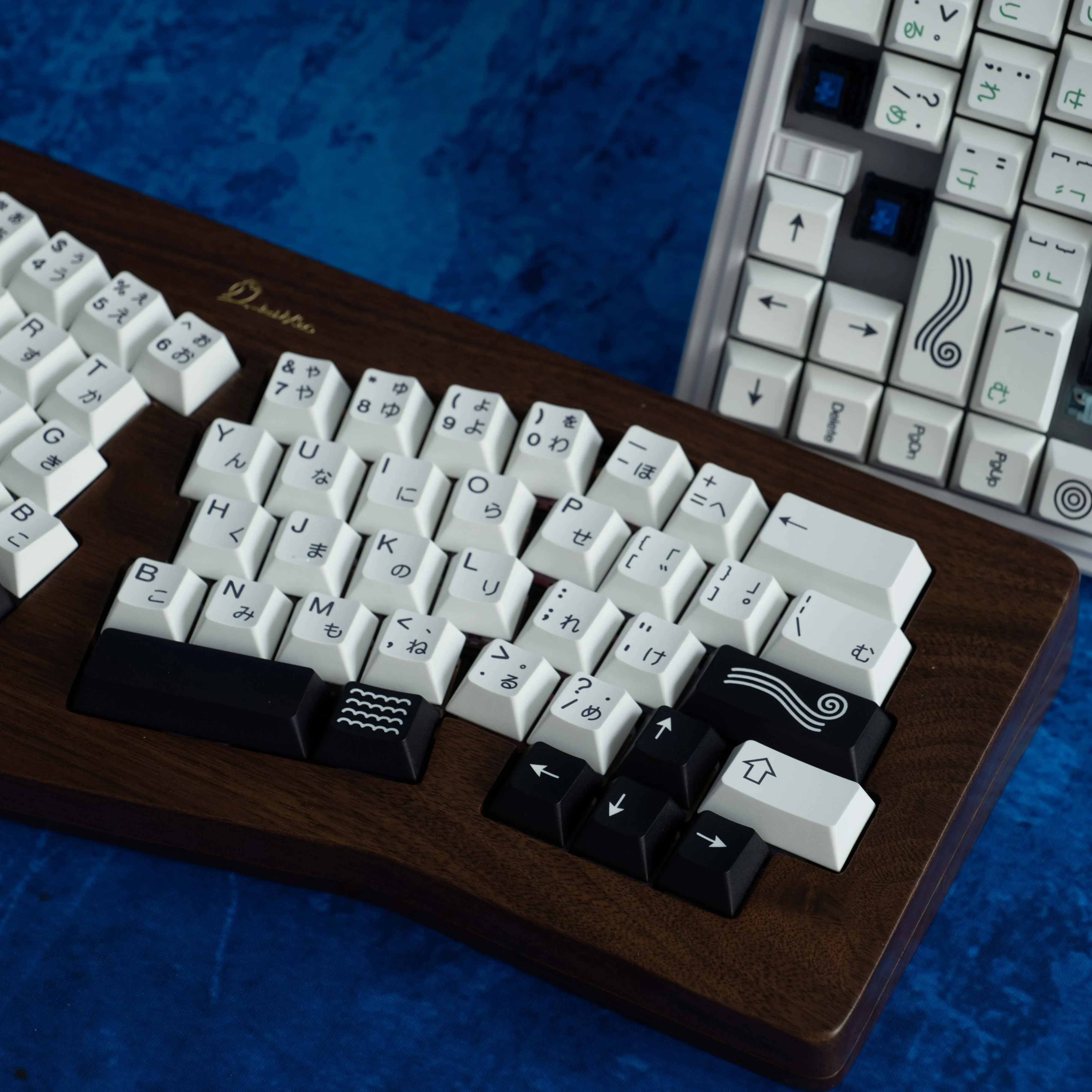 Landscape theme PBT original height keycap five-sided sublimation full set of mechanical keyboard customization