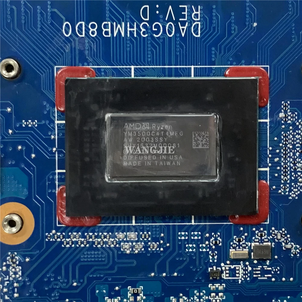 Imagem -04 - Placa-mãe Portátil para Jogos hp Pavilion Da0g3hmb8d0 15z-ec000 15-ec L71928001 L71928601 Dsc Gtx1050 3gb r5 3500h