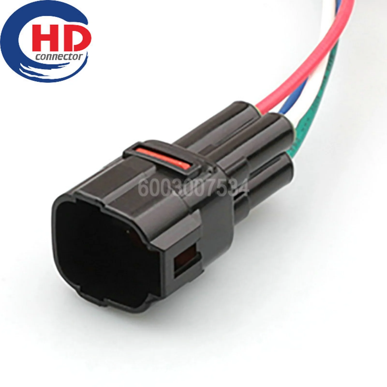 4 Pin Sumitomo MT090 Waterproof Motorcycle Male Connector Housing Automotive Black White Wiring Plug 6188-0004