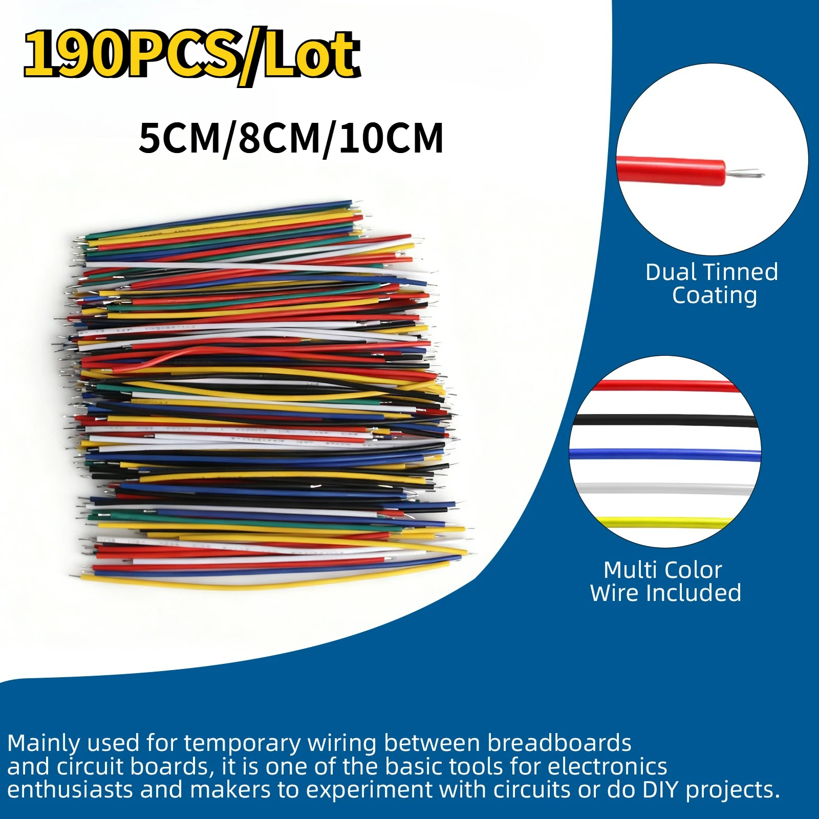 Diy Electronics Kits For Kids - Kit de 190 fils de liaison
