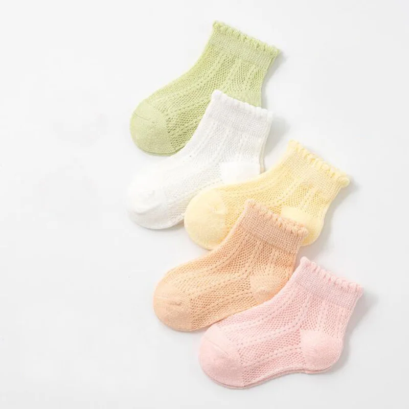 3Pair/lot New Summer Thin Boys and Girls Baby Socks