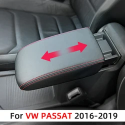 For Volkswagen VW Passat B8 Accessories 2019 2018 2017 2016 Auto Center Console Arm Rest Seat Box Mat Cushion Pillow Cover