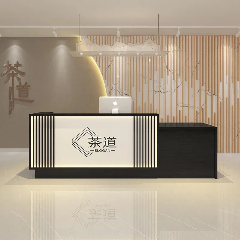 

Cashier Table Modern Furniture Checkout Counter Supermarket Shop Service Spa Reception Bank Lectern Simple Luxury Salon Desk