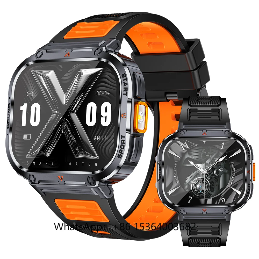 

TJXL-Smartwatch Respiratory Training Heart Rate Monitoring BT Call Features Waterproof IP67 iOS TFT Display-for Trading Company