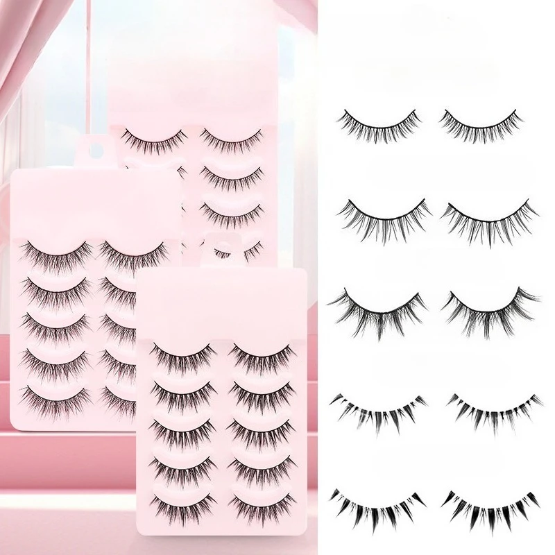 

5 Pairs of False Eyelashes, Natural Makeup, Daily Makeup, COS Eyelashes