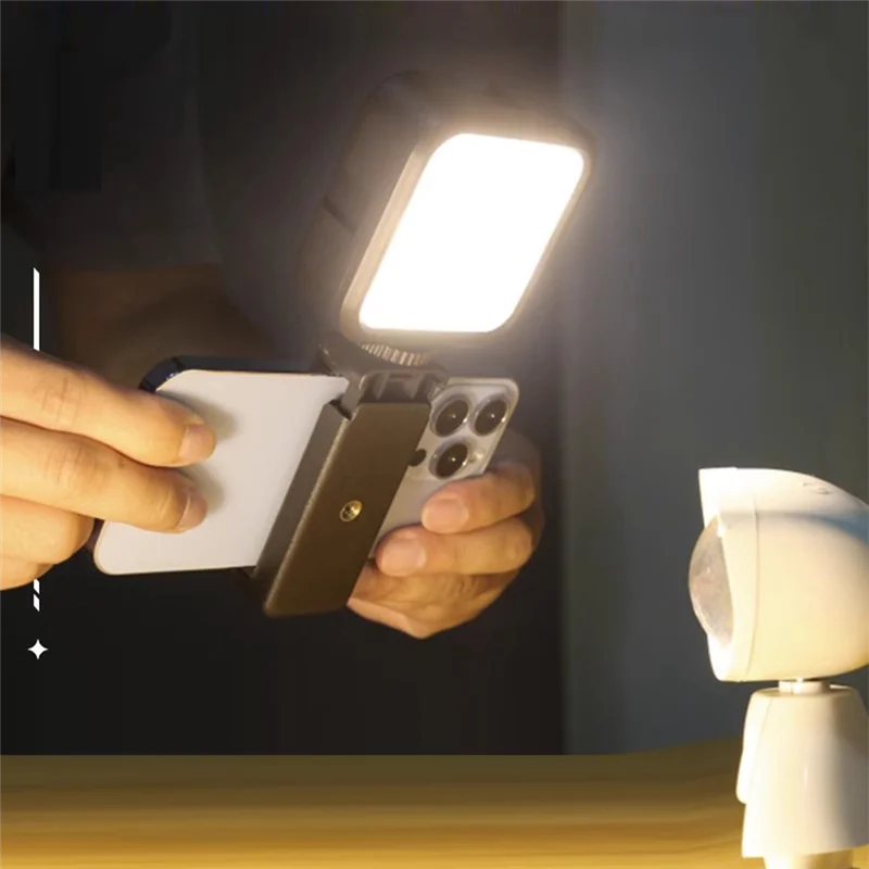 

A36T-Portable Mini Selfie Fill Light Rechargeable 3 Modes Adjustable Brightness Clip On For Mobile Phone Computer Fill Light