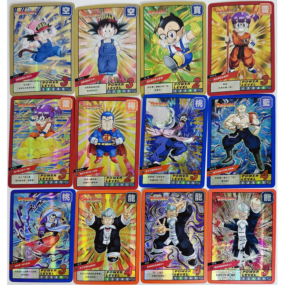 Anime Dragon Ball DIY ACG Chichi Bulma Piccolo Son Goku Premium Flash Cards Boy Games Toys regali di compleanno carte da collezione