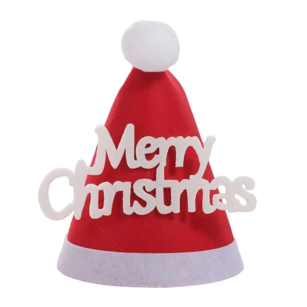 

Xmas Decorative Santa Claus Merry Christmas Hat Cartoon Christmas Santa Claus Hat Felt Animal Party Hat Christmas