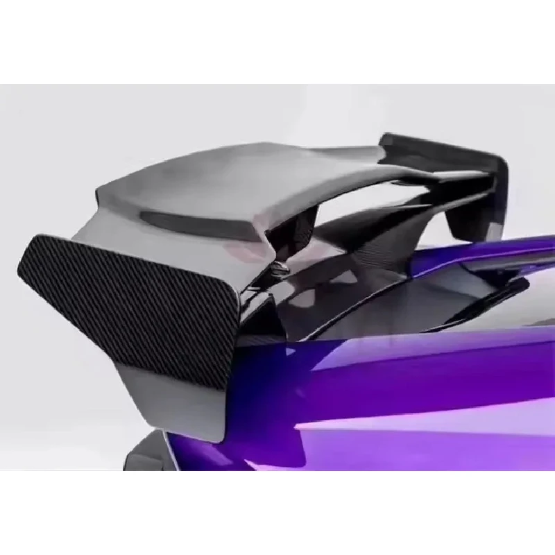 For Huracan LP580 LP610 High Quality SD Style Matte Carbon Fiber Rear Spoiler 6