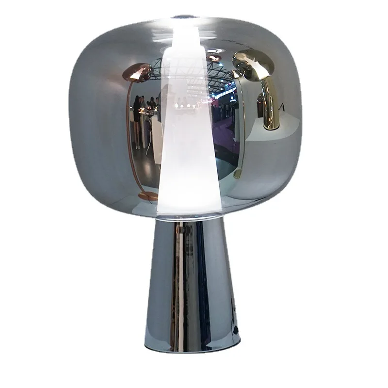 

Nordic postmodern light luxury glass desk lamp designer creative personality simplicity