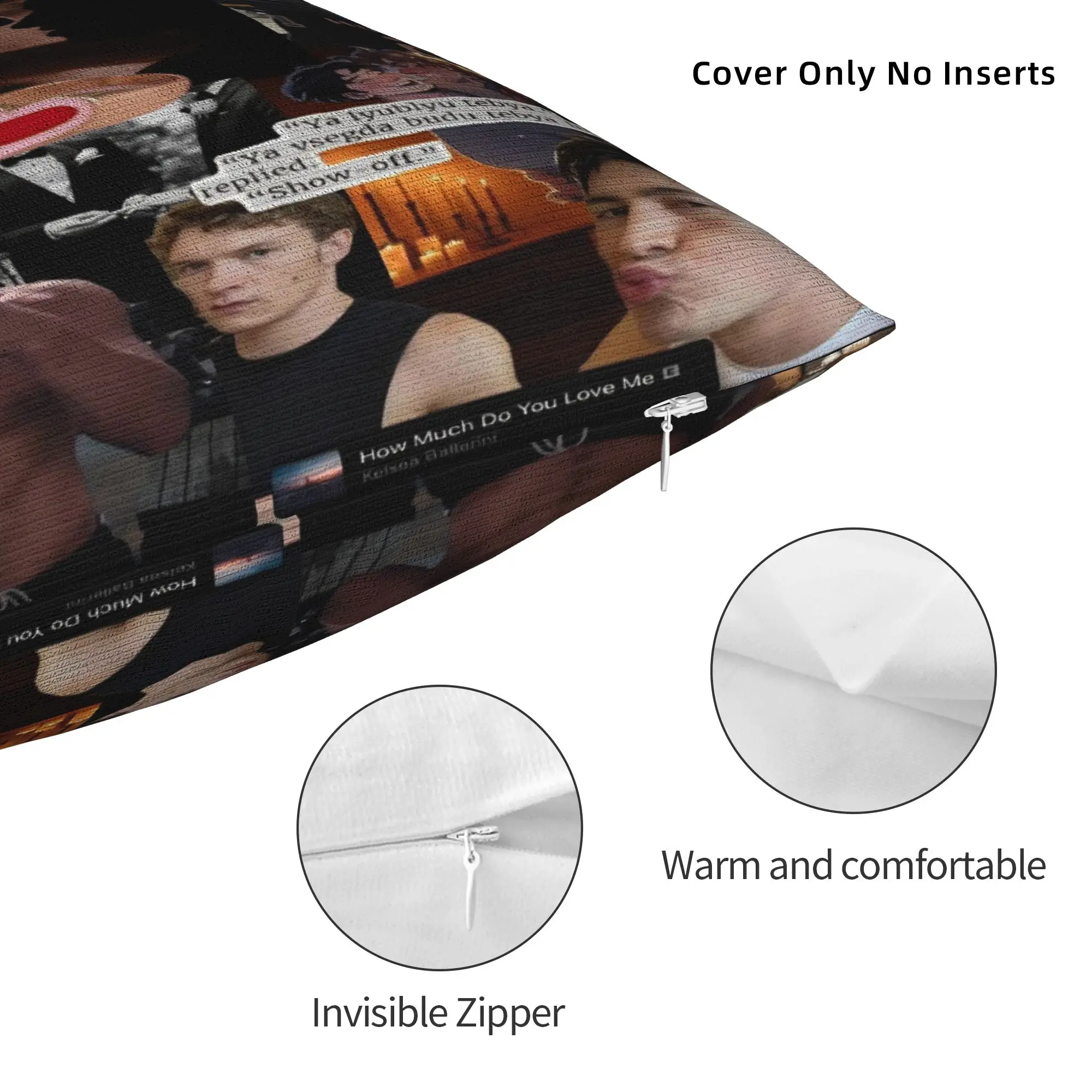 Warm Car  Heated Rivalry Humorous  Decorations Pillowcase Merch Hollander  and Ilya Rozanov  Pillow Covers Square Multi Size