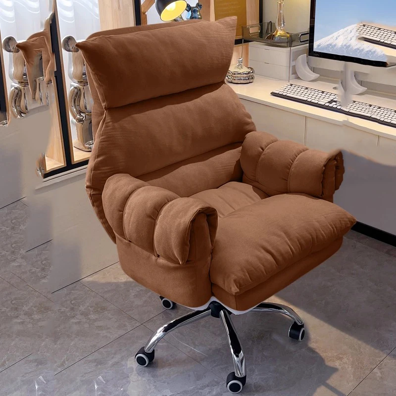 Conference Comfortable Office Chair Executive Lazy Cushion Rocking Office Chair Wheels Rolling Silla Oficina Trendy Furniture