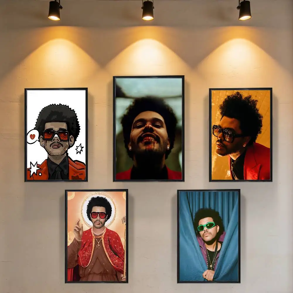 

Album Party T-The Weeknd Poster HD Art Sticky Wall Waterproof Home Living Room Bedroom Bar Aesthetic Decoration