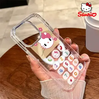 Pouzdra na telefon Hello Kitty pro iPhone 16/15/14/13/12/11/x/xs/xs Max/pro Max dívčí iPhone 16 Promax kryt Sanrio s kreslenými hračkami Hellokitty 8 nejlepší prodej Kryt na telefon Hello Kitty - №6