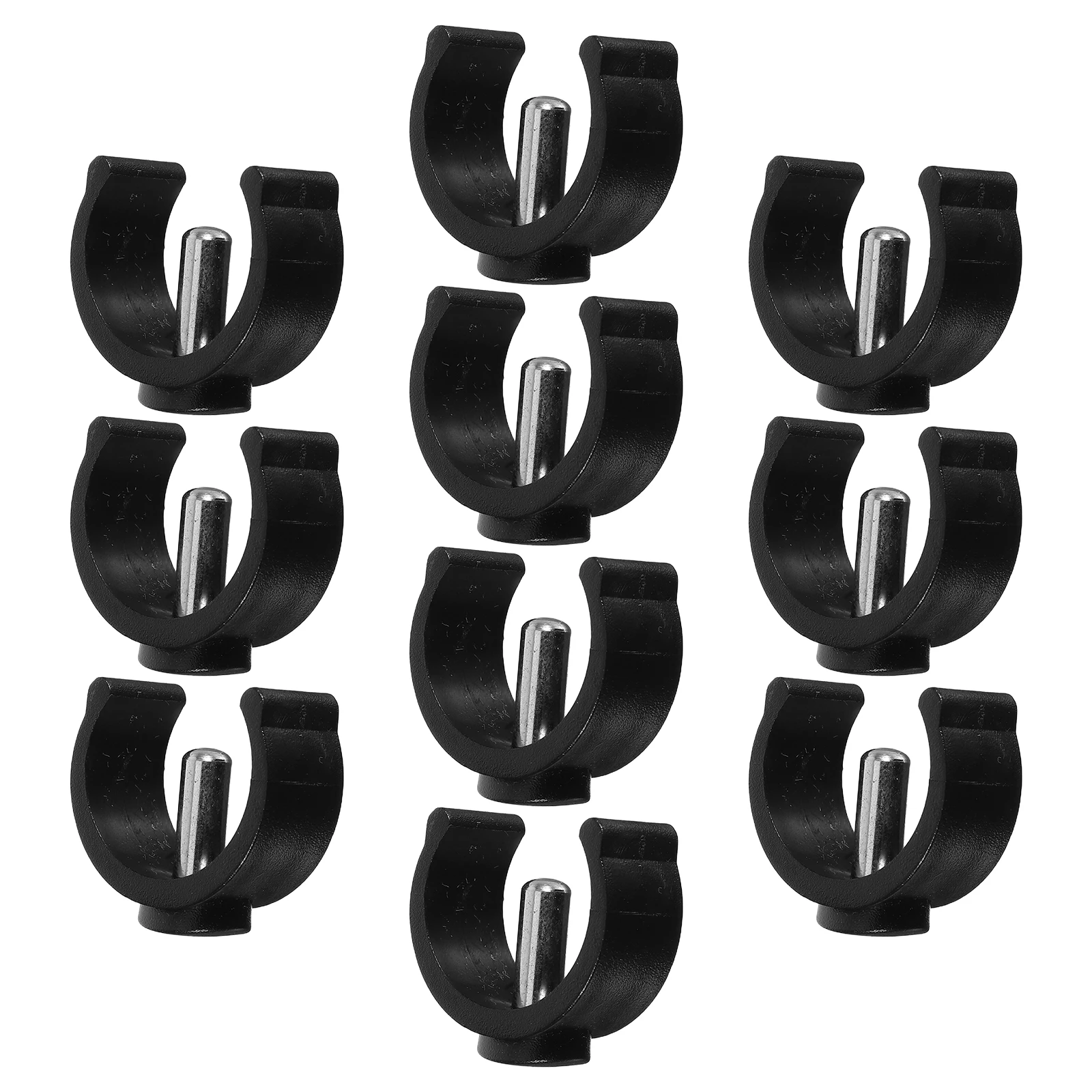 

10pcs Walker Clamp Accessories Durable Pin Locks for Canes Crutches Trekking Poles Tube Buckle Replacement Clamps