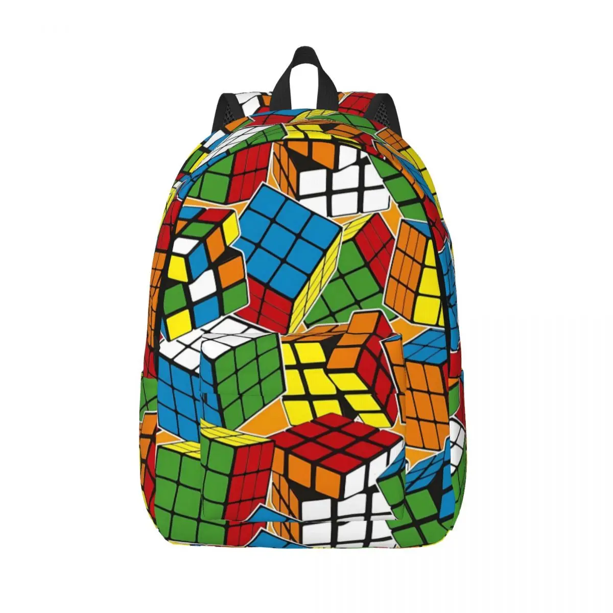 

Magic Cube Print Backpack Funny Speed Cubing Women Polyester Workout Backpacks Print Aesthetic School Bags Rucksack