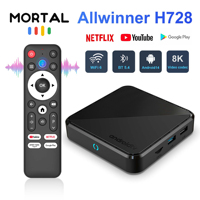 Mortal H728 Android 14 Allwinner H728 Octa-core TV Box BT5.4 Wifi 6 Google Assistant Smart Home Theater Streaming Media Player