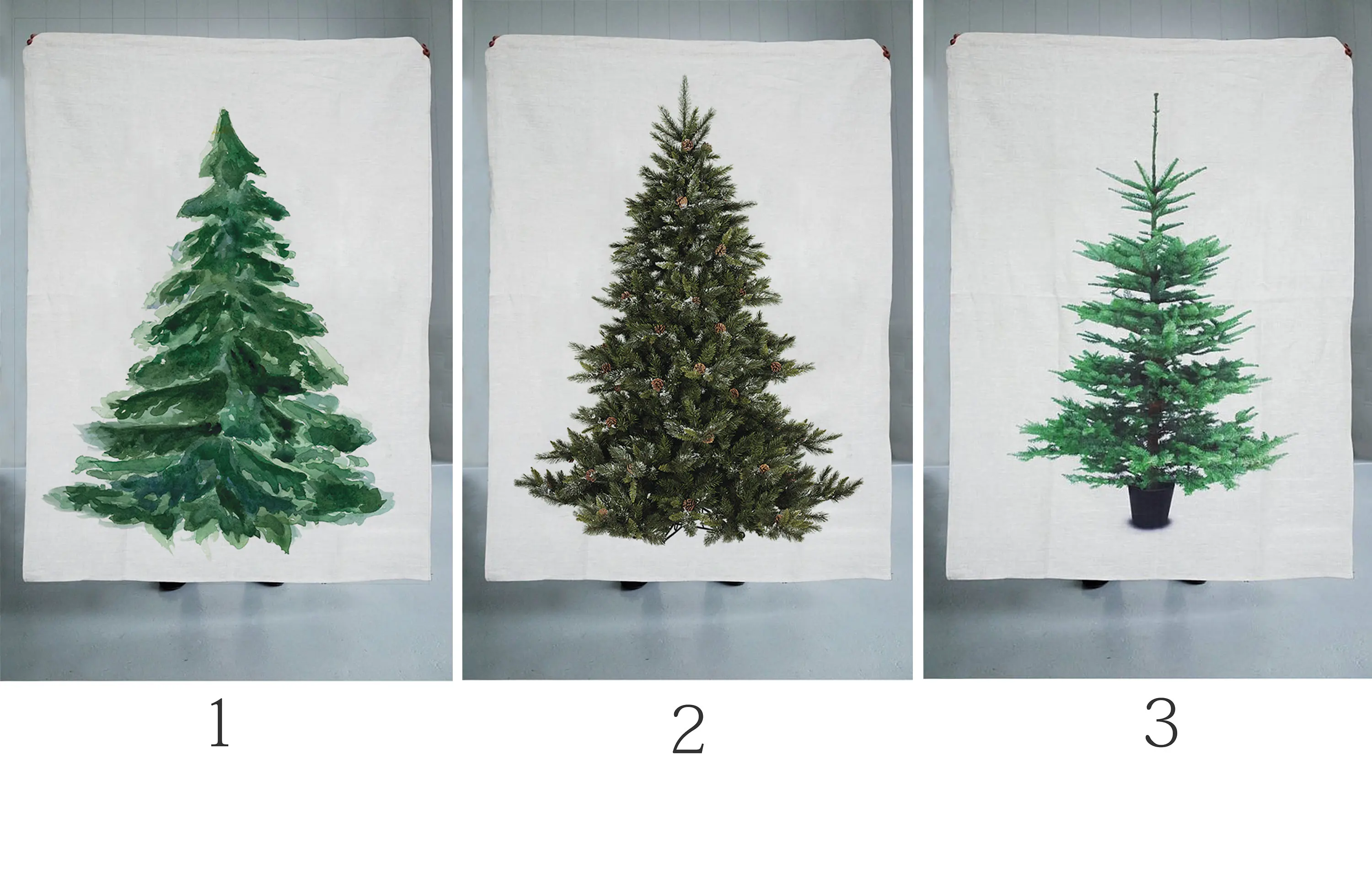 1pc Winter Weihnachten Baum Dekoration Wand Hängen Weihnachten Dekoration Urlaub Tapisserie Weihnachten Baum Wandbild Banner
