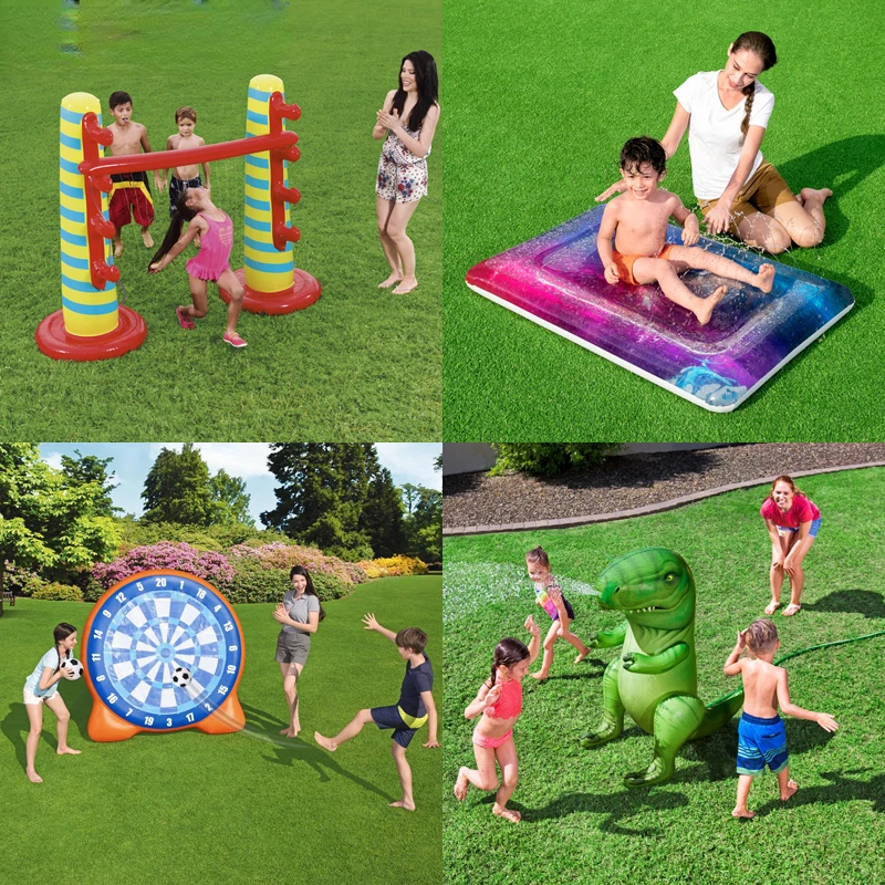 Inflatable toys Childrens exercise, grass splashing, water spraying and inflatable educational toys