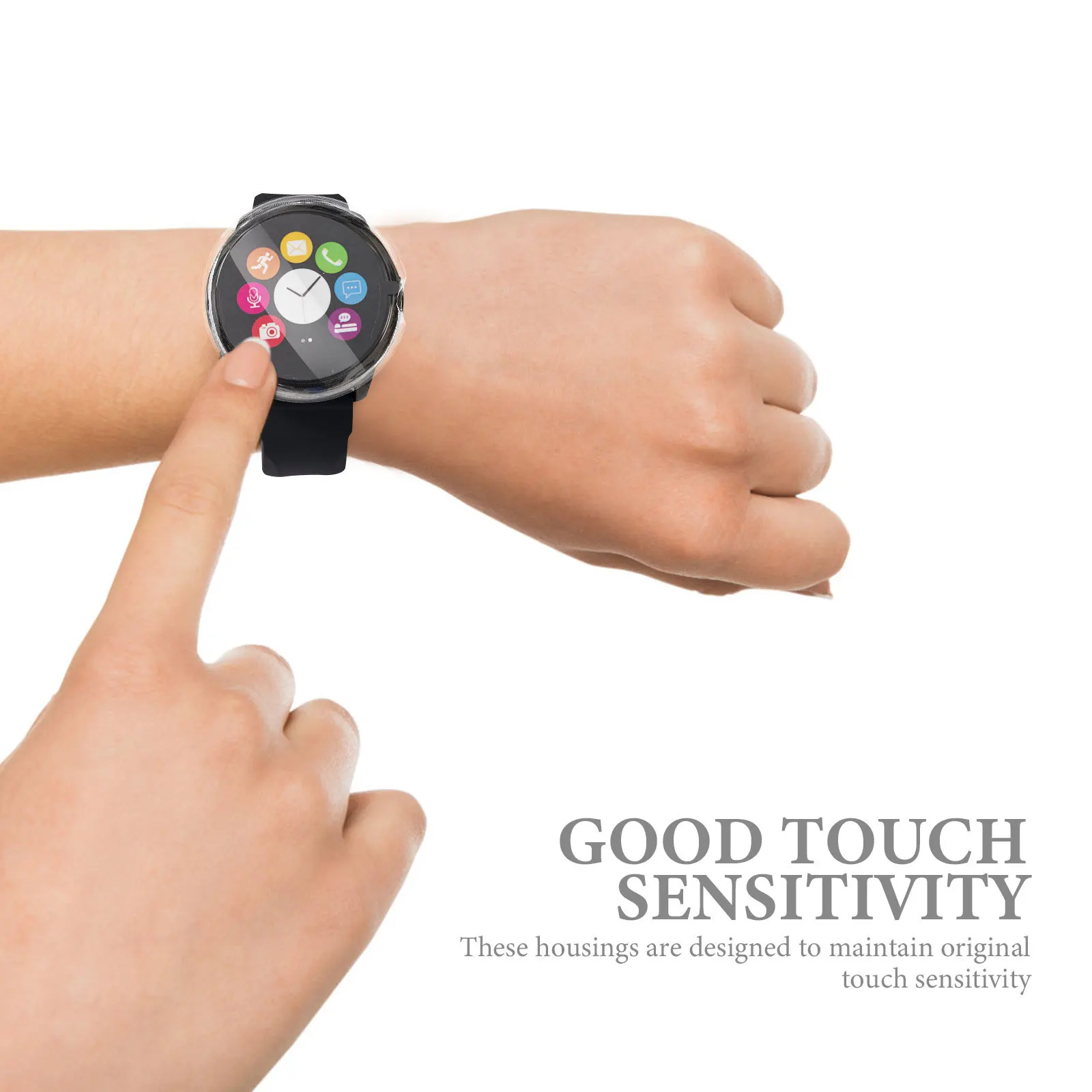 

Универсальный защитный чехол для часов Легкий, устойчивый к царапинам, прочный чехол, точная посадка, совместимые пиксельные часы