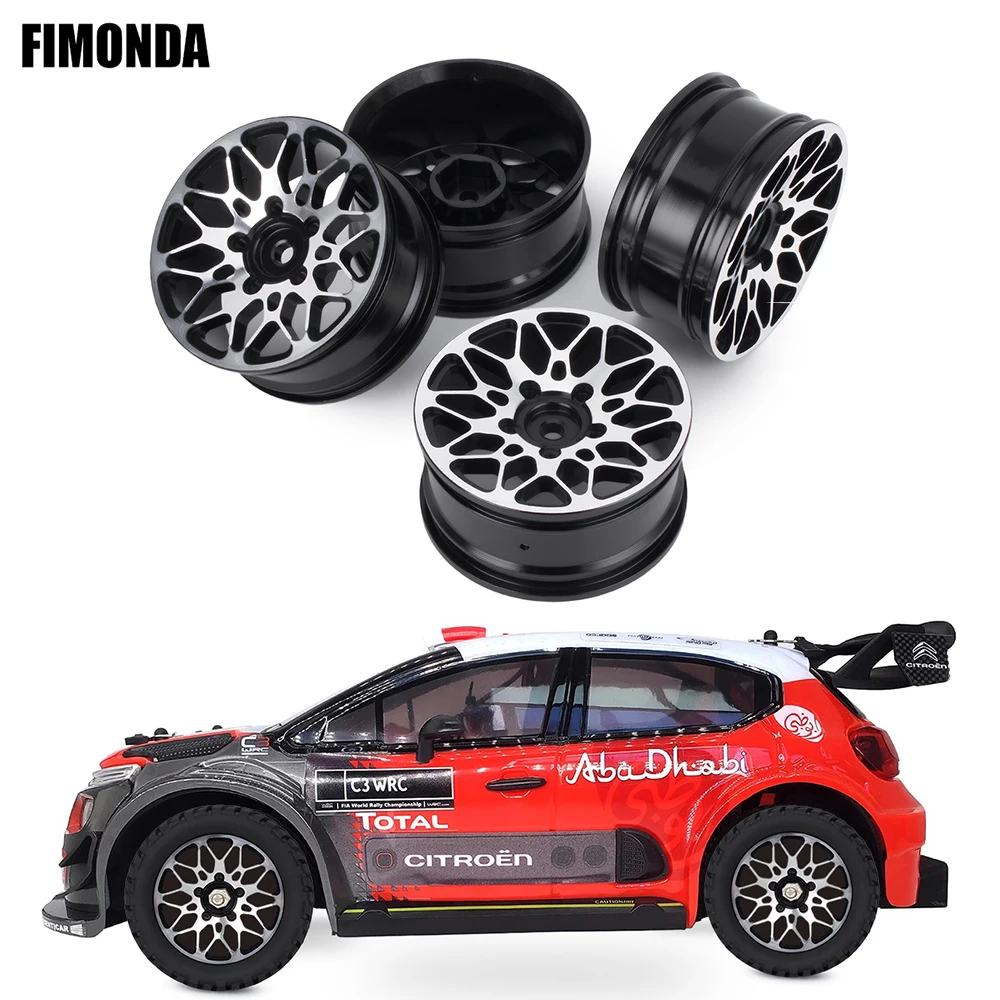 

4 шт. 1/10 масштабные дорожные алюминиевые колесные диски для HSP 94123 94122 94103 Sakura D3 D4 RC Racing Car