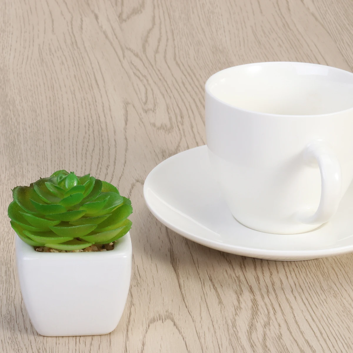 

4PCS Artificial Succulent Plants Realistic DecorativePlants for Desktop Shelf Living Room Bedroom Office Balcony Windowsill Fake